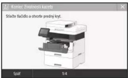 CANON iSENSYS MF449X - Výmena kazety s tonerom - 1