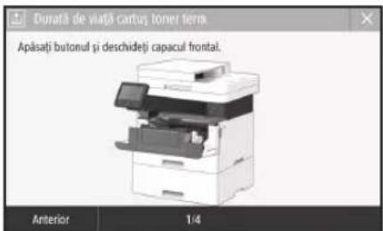 CANON iSENSYS MF449X - Înlocuirea cartușului de toner - 1