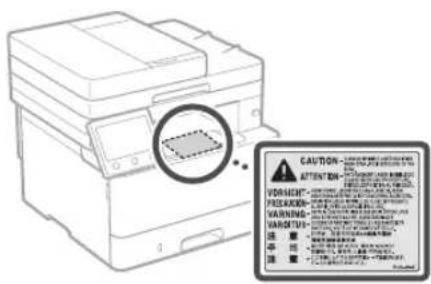 CANON iSENSYS MF449X - Seguretat del làser - 1