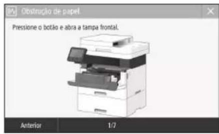 CANON iSENSYS MF449X - Ocorreram obstruções de papel - 1