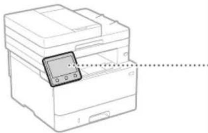 CANON iSENSYS MF449X - Запустите операцию с панели управления - 1