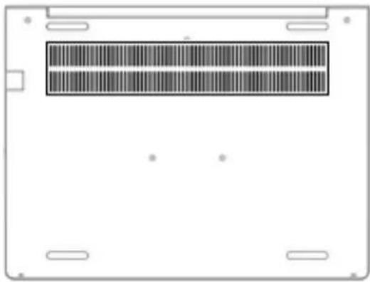 HP ProBook 455R G6 - ด้านล่าง - 1
