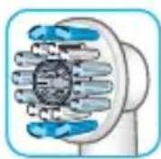 ORAL-B Genius 10200W - La brosette Oral-B CrossAction - 2