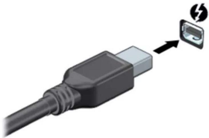 HP ZBook 17 G6 - การเชื่อมต่ออุปกรณ์ Thunderbolt DisplayPort - 3
