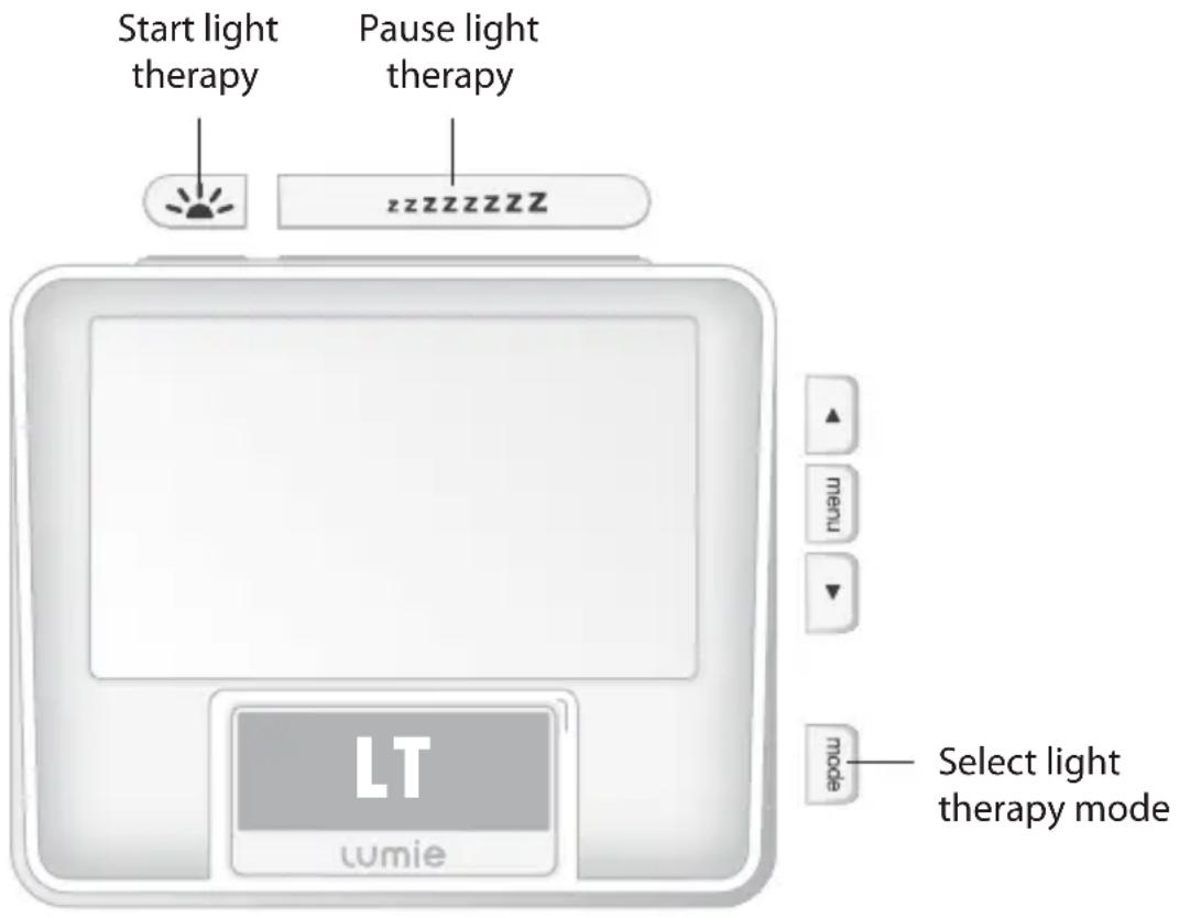 LUMIE Zest - To start a light therapy session - 1