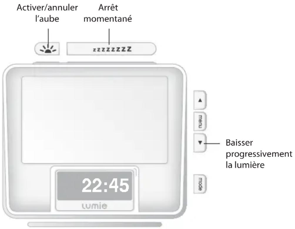 LUMIE Zest - Pour activer le simulateur d'aube - 1