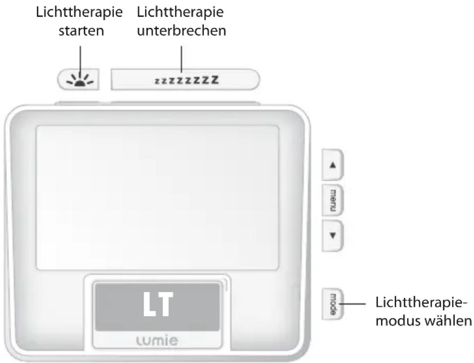 LUMIE Zest - Start einer Lichttherapiebehandlung - 1