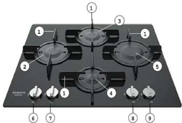 HOTPOINT FTGHG 641 DHA(BK) - PRODUCT DESCRIPTION - 1