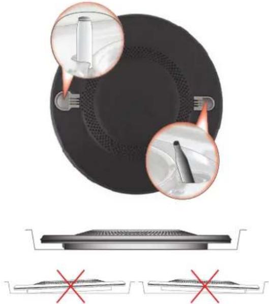 HOTPOINT FTGHG 641 DHA(BK) - POSICIONAMENTO CORRETO DO QUEIMADOR FTGH - 1