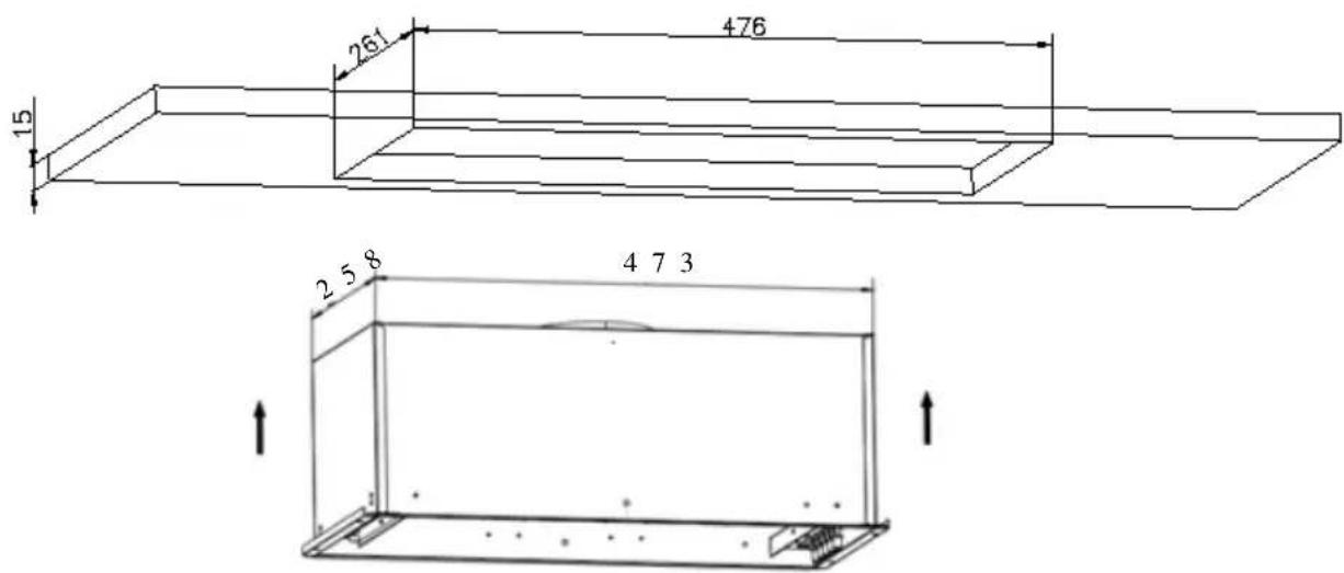 Glem Gas GHF527SI - Fitting under wall unit - 1