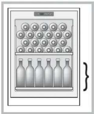 HOTPOINT WL 36 AHA - Autres configurations de stockage des bouteilles - 3