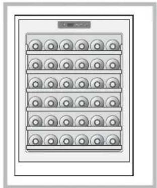 HOTPOINT WL 36 AHA - Armazenamento clássico de 36 garrafas - 1