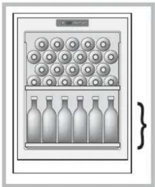 HOTPOINT WL 36 AHA - Altre configurazioni per lo stoccaggio delle bottiglie - 3