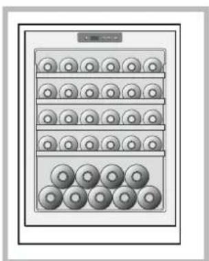 HOTPOINT WL 36 AHA - Pa3meueHne 6yTbIOK wamnaHCKoro - 1