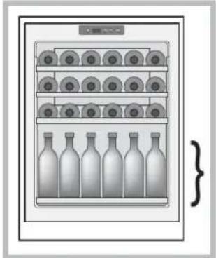 HOTPOINT WL 36 AHA - Otras disponeciones para el almacenamento de las botellas - 2