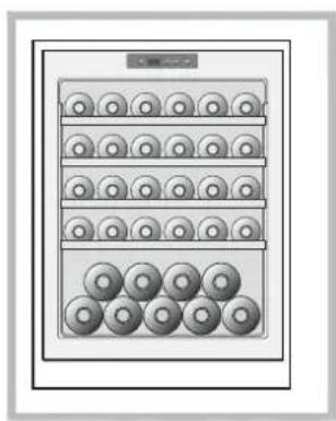 HOTPOINT WL 36 AHA - Champagne bottle stock - 1