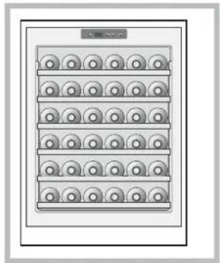 HOTPOINT WL 36 AHA - Stockage classique 36 bouteilles - 1