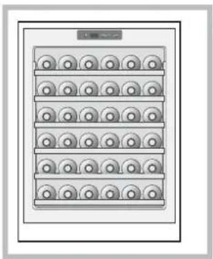 HOTPOINT WL 36 AHA - Klassische Lagerung von 36 Flaschen - 1