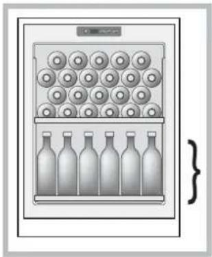 HOTPOINT WL 36 AHA - Otras disponeciones para el almacenamento de las botellas - 3
