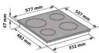 BAUKNECHT CHR 6642 IN - AANTE HOUDEN AFMETINGEN EN AFSTANDEN - 3