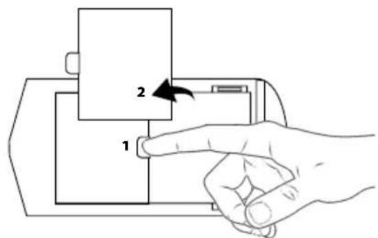 Carson Reflex Wheel X2 - Einlagen der Senderbatterien / Install the transmitter batteries - 1