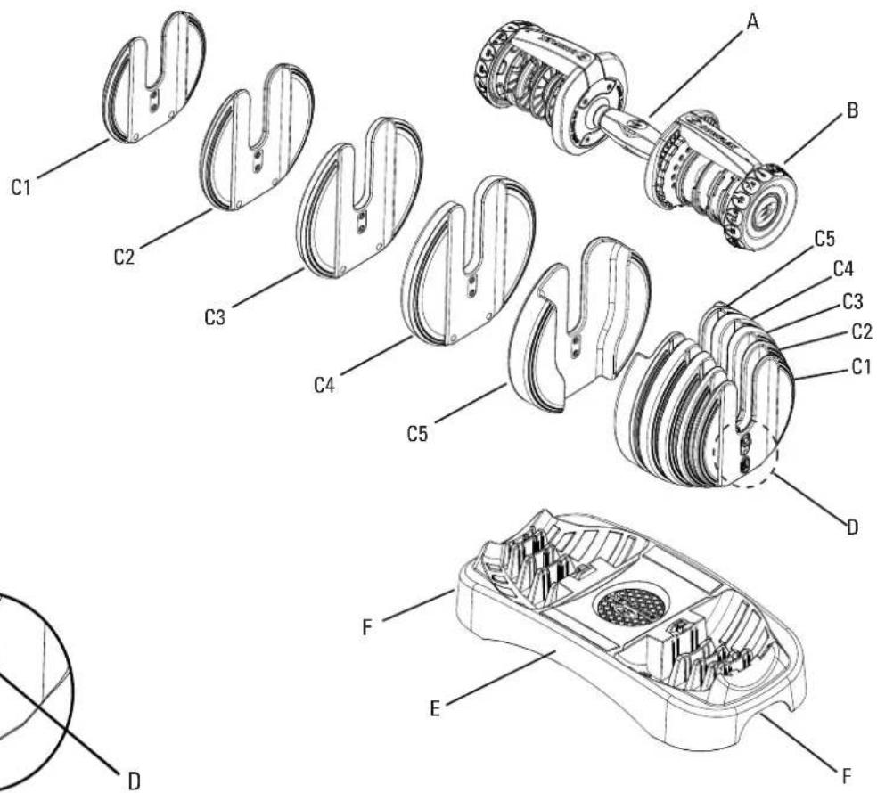 BOWFLEX SelectTech 552i - KENMERKEN - 1