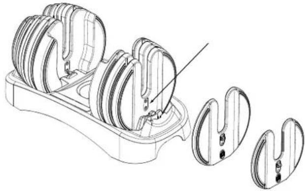 BOWFLEX SelectTech 552i - Asegúrese de entender este mecanismo y compruébelo con regularidad para verificar de que funciona correctamente. - 3