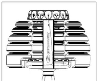 BOWFLEX SelectTech 552i - N'échappez pas l'haltère. Le fait de laisser tomber un haltère endommagera les disques de poids et/ou les mécanismes de verrouillage et les disques peuvent se détacher (tomber) de la poignée sans avertissement. Cela peut causer des blessures graves et annulera la garantie. - 1