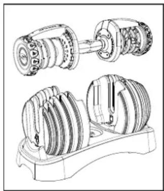 BOWFLEX SelectTech 552i - verrouillage. - 1