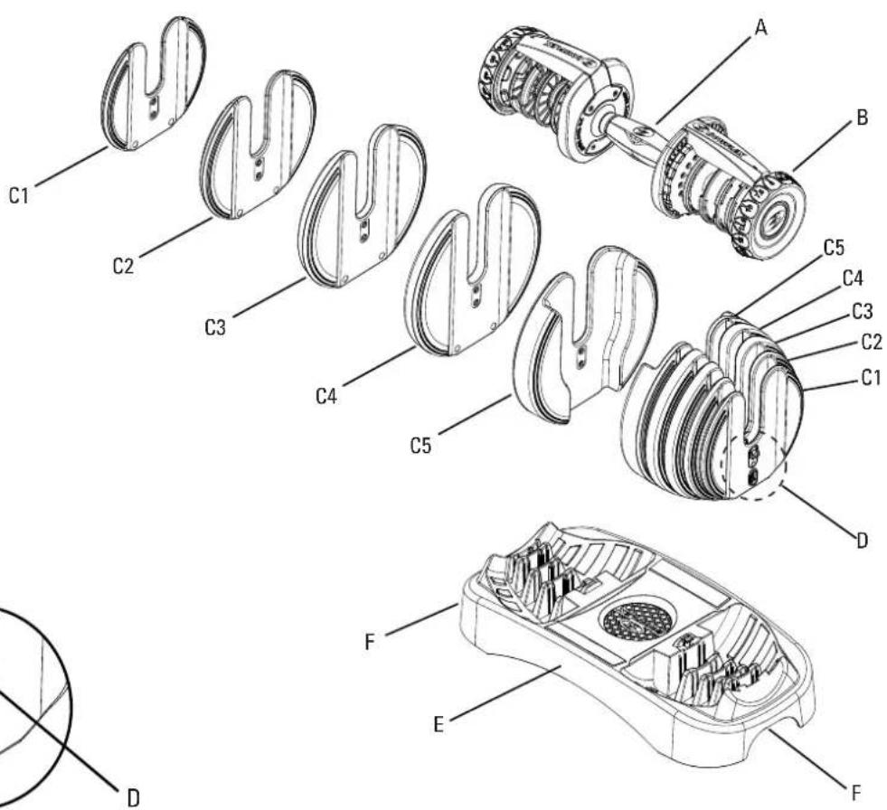 BOWFLEX SelectTech 552i - MERKMALE - 1