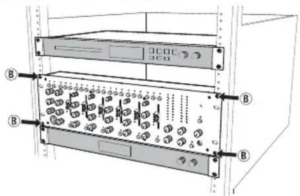 TASCAM MZ372 - 4Uスペースの取り付けの場合 - 2