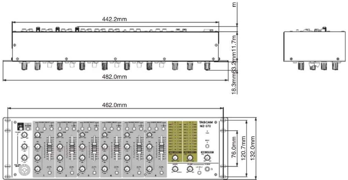 TASCAM MZ372 - Poids - 1