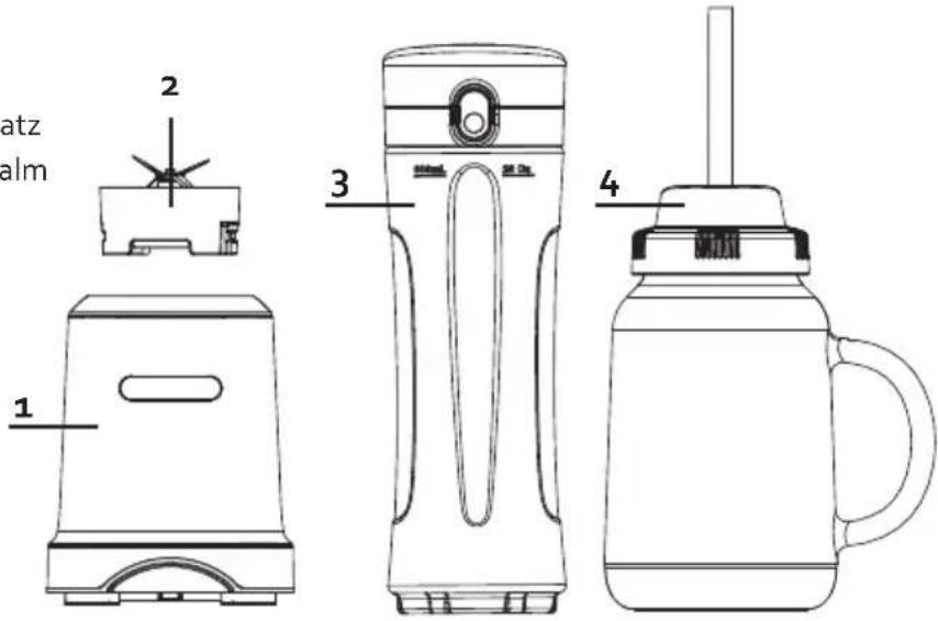DOMO My Blender DO713BL - TEILE - 1
