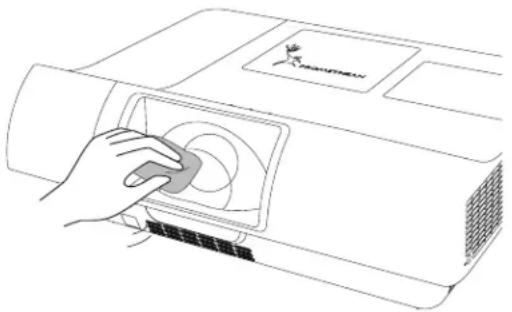 Promethean PRM30 - Nettoyage de l'objectif de projection - 1