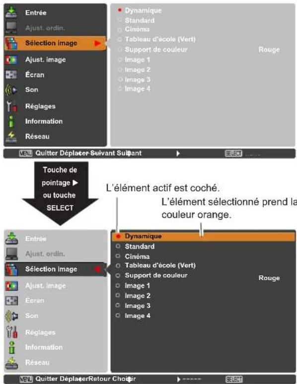 Promethean PRM30 - Utilisation du menu à l'écran - 2