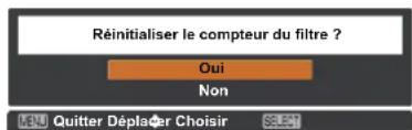 Promethean PRM30 - Remise à zéro du compteur du filtre - 2