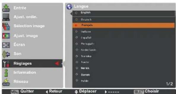 Promethean PRM30 - Position du menu - 3