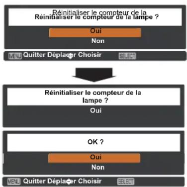Promethean PRM30 - Remise à zéro du compteur de la lampe - 2