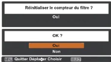 Promethean PRM30 - Remise à zéro du compteur du filtre - 4
