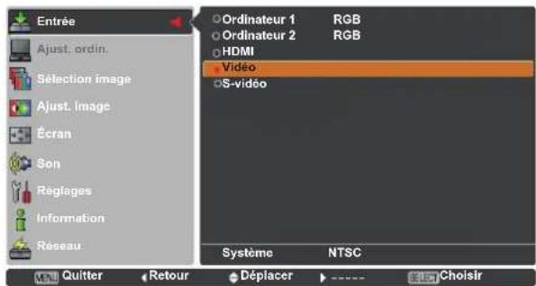 Promethean PRM30 - Opération par le Menu - 1