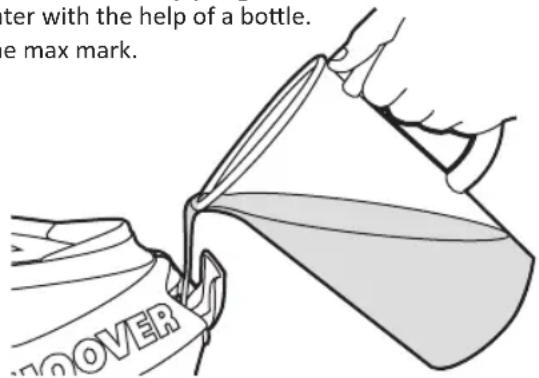 HOOVER IronSpeed SFM4002 - Chapter 2.2 : Filling the Water Tank - 1