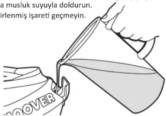 HOOVER IronSpeed SFM4002 - Bölüm 2.2: Su Haznesinin Doldurulmasi - 1