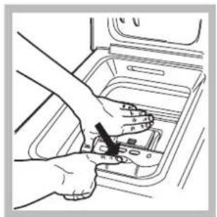 INDESIT WITL 851 (EU) - How to open and to close the drum - 2