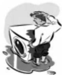 INDESIT WE 12 X (NL) - De wasmachine blijft water aan- en afvoeren. - 3