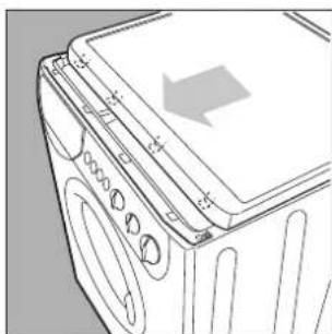 INDESIT WE 12 X (NL) - How to change the power supply cable - 4