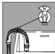 INDESIT W 123 X (NL) (BG) - Connecting the drain hose - 3