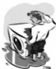 INDESIT W 123 X (NL) (BG) - Excessive vibration during the spin cycle. - 1