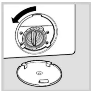 INDESIT SIXL 149 D (EU) - Cleaning the pump - 2