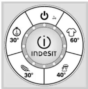 INDESIT SIXL 149 D (EU) - Running a wash cycle - 3