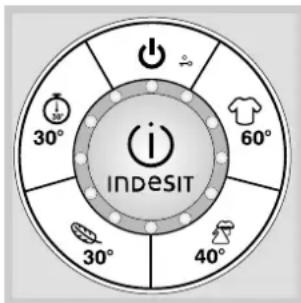 INDESIT SIXL 149 D (EU) - Comment faire un cycle de lavage - 4